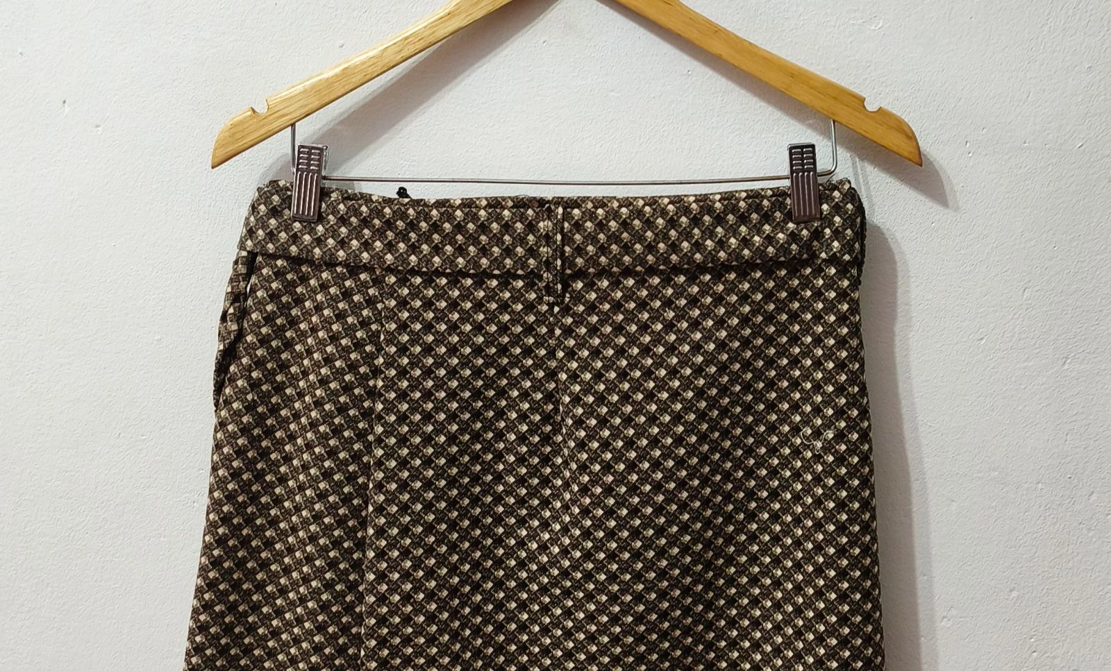 Brown and Cream Women's Skirt Size L – photo 6